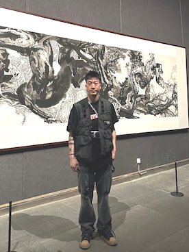 「アイテム（ベスト）」を使った、Just_MrJwkさん（メンズ・177cm）の秋コーディネート