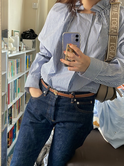 コーデのワンポイントに☆【LOEWE】ロエベ ベルト ロゴ 1676168866_500.jpg