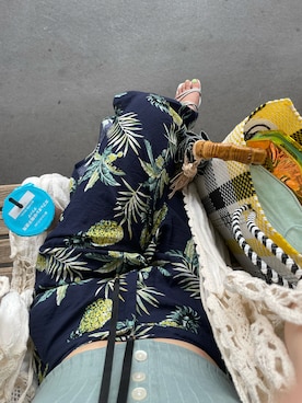 「OJO DE MEX（オホデメックス）のアイテム」を使った、Luna.Mさん（レディース・153cm）の夏コーディネート