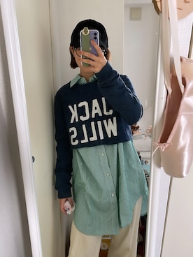 「Jack Willsのアイテム」を使った、Luna.Mさん（レディース・153cm）の秋コーディネート