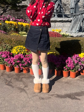 「しまむら（シマムラ）のアイテム（トップス）」を使った、saさん（レディース・157cm）の秋コーディネート