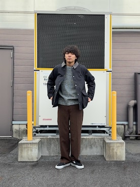 鷹見侑輝さん（メンズ・175cm）の冬コーディネート