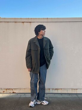 鷹見侑輝さん(メンズ・175cm)の冬コーディネート