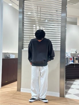 「vans」｜鷹見侑輝さん（メンズ・175cm）の春コーディネート