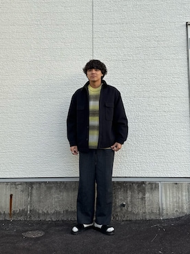 鷹見侑輝さん（メンズ・175cm）の冬コーディネート