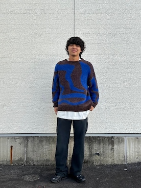 「fitfor（フィットフォー）のアイテム」を使った、鷹見侑輝さん（メンズ・175cm）の秋コーディネート