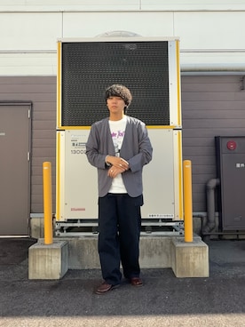鷹見侑輝さん（メンズ・175cm）の秋コーディネート