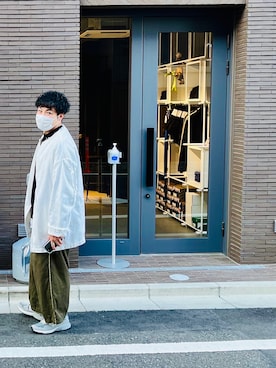 「Y's（ワイズ）のアイテム（ジャケット/アウター）」を使った、shibuya shunsukeさん（メンズ・172cm）の冬コーディネート