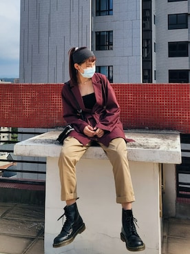 「plain-me（プレインミー）のアイテム（フォーマルスーツ/小物）」を使った、Doreenさん（レディース・164cm）の夏コーディネート