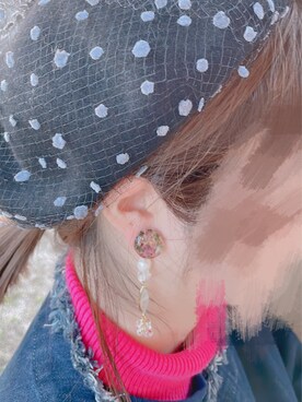 「春服デビュー宣言」｜「アイテム（ハンチング/ベレー帽）」を使った、mii…さん（レディース・155cm）の春コーディネート