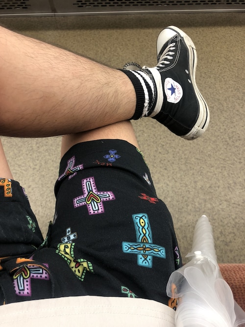 新品　MSML CROSSES WIDE SHORTS エムエスエムエル MSML CROSSES WIDE SHORTS（エムエスエムエルショーツ）