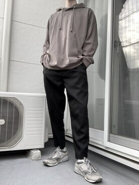 中の上さん（メンズ・175cm）の冬コーディネート