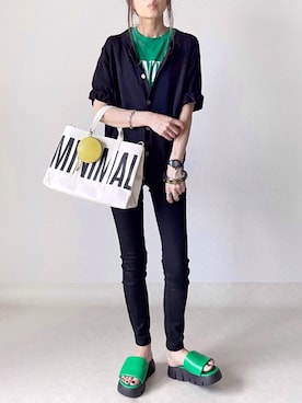 akoさん（レディース・155cm）の夏コーディネート