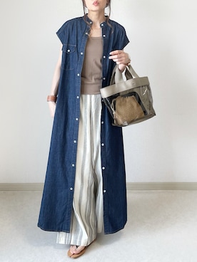 akoさん（レディース・155cm）の夏コーディネート