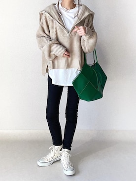 akoさん（レディース・155cm）の秋コーディネート