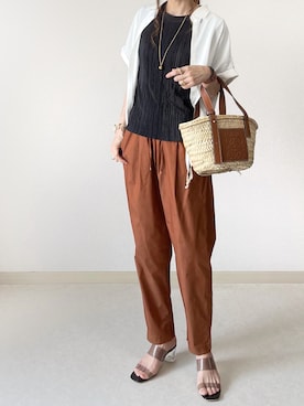 akoさん（レディース・155cm）の夏コーディネート