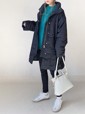 akoさん（レディース・155cm）の冬コーディネート