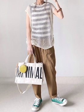 akoさん（レディース・155cm）の夏コーディネート