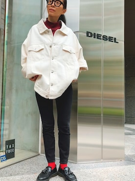 chanöさん（レディース・162cm）の冬コーディネート