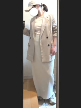 「ROPE' PICNIC（ロペピクニック）のアイテム」を使った、サキさん（レディース・153cm）の春コーディネート