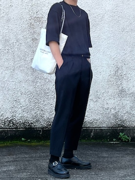 「Steven Alan（スティーブンアラン）のアイテム（アクセサリー）」を使った、KOBA。さん（メンズ・181cm）の秋コーディネート