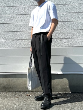 「IDEALITE（イディアライト）のアイテム」を使った、KOBA。さん（メンズ・181cm）の夏コーディネート