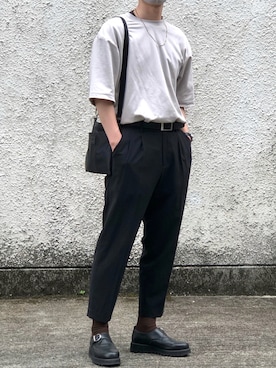 「Steven Alan（スティーブンアラン）のアイテム（アクセサリー）」を使った、KOBA。さん（メンズ・181cm）の夏コーディネート