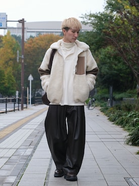 「アイテム（その他アウター）」を使った、いったさん（メンズ・169cm）の秋コーディネート