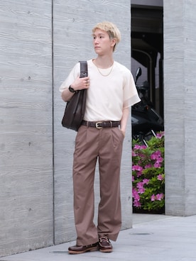 「Timberland（ティンバーランド）のアイテム」を使った、いったさん（メンズ・169cm）の春コーディネート