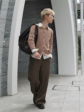 「アイテム（アンサンブル）」を使った、いったさん（メンズ・169cm）の春コーディネート