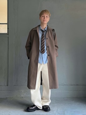 「アイテム（フォーマルスーツ/小物）」を使った、いったさん（メンズ・169cm）の冬コーディネート