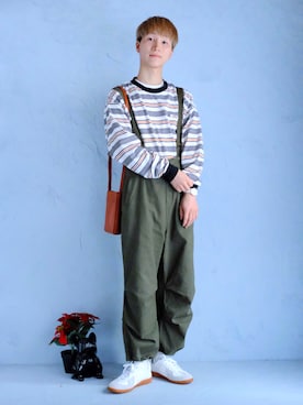 「CASPER JOHN（キャスパージョン）のアイテム（スニーカー）」を使った、いったさん（メンズ・170cm）の冬コーディネート