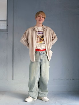 「RUUBON（ルーボン）のアイテム」を使った、いったさん（骨格ナチュラル・メンズ・169cm）の秋コーディネート