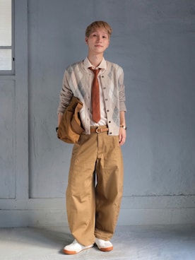 「アイテム（フォーマルスーツ/小物）」を使った、いったさん（メンズ・169cm）の冬コーディネート