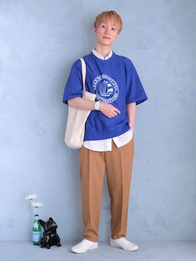 いったさん（メンズ・170cm）の春コーディネート