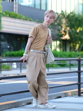 「アイテム（腕時計）」を使った、いったさん（骨格ナチュラル・メンズ・169cm）の夏コーディネート