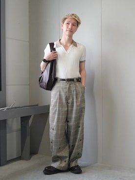 「FOSSIL（フォッシル）のアイテム」を使った、いったさん（メンズ・169cm）の春コーディネート