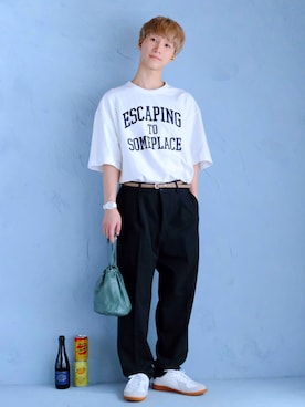 「ジャーマントレーナー」｜「アイテム（その他）」を使った、いったさん（メンズ・170cm）の秋コーディネート