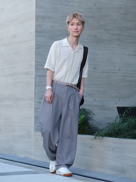 「アイテム（腕時計）」を使った、いったさん（メンズ・169cm）の夏コーディネート