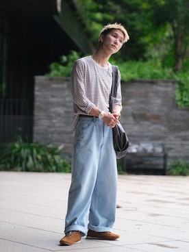 「アイテム（ベースメイク）」を使った、いったさん（メンズ・169cm）の夏コーディネート