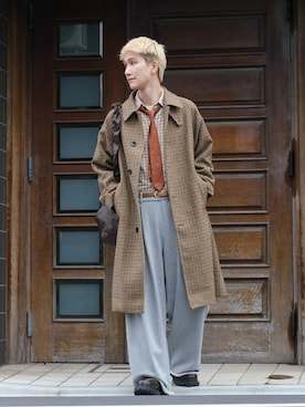 「アイテム（シャツ/ブラウス）」を使った、いったさん（メンズ・169cm）の秋コーディネート