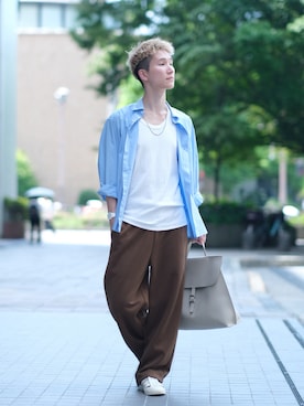 「アイテム（ベースメイク）」を使った、いったさん（メンズ・169cm）の夏コーディネート