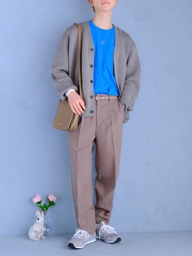 「RUUBON（ルーボン）のアイテム」を使った、いったさん（骨格ナチュラル・メンズ・170cm）の春コーディネート