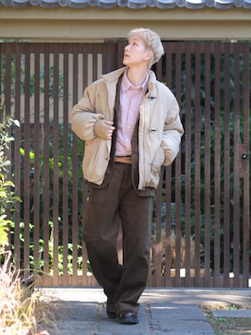 「Bleme（ブレム）のアイテム」を使った、いったさん（メンズ・169cm）の冬コーディネート