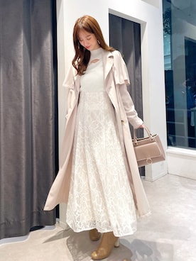 長澤 実果さん（レディース・160cm）の冬コーディネート