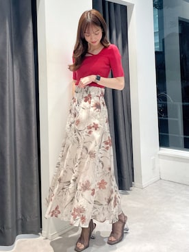 長澤 実果さん（レディース・160cm）の春コーディネート