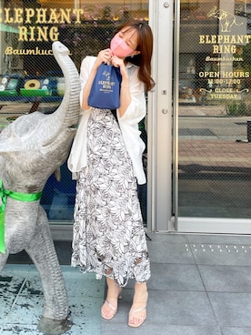 長澤 実果さん（レディース・160cm）の夏コーディネート