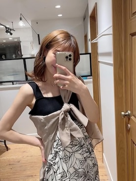 長澤 実果さん（レディース・160cm）の夏コーディネート