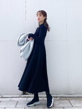 長澤 実果さん（レディース・160cm）の冬コーディネート