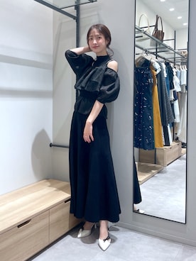 長澤 実果さん(レディース・160cm)の夏コーディネート